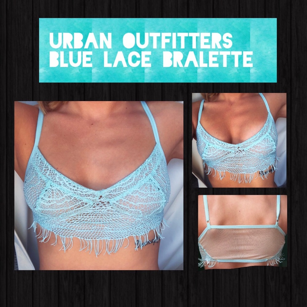 Urban Outfitters Aqua Fringe Festival Bralette